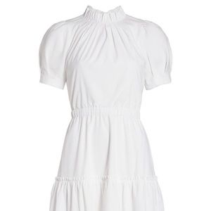 Alice + Olivia
Vida Puff-Sleeve Tiered Minidress size 8